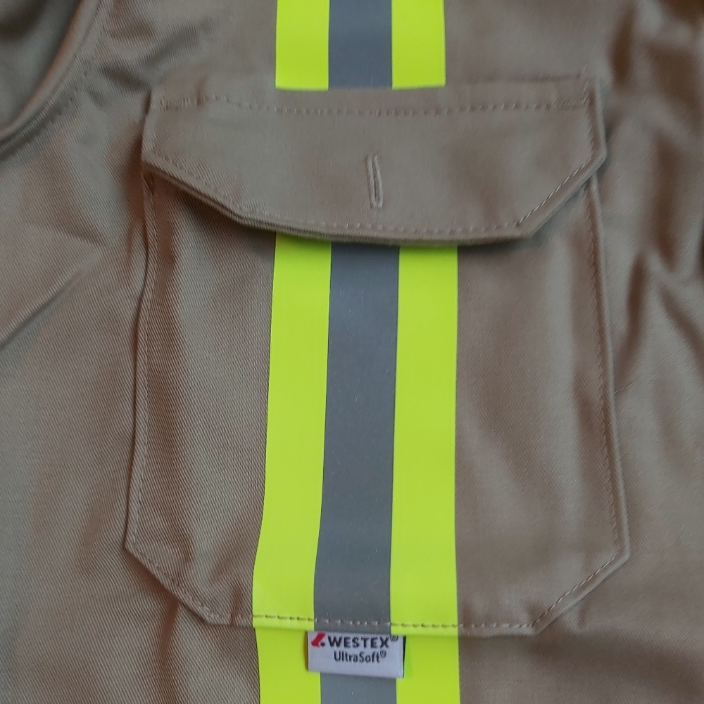 AGO Industries High Visibility Reflective Safety Work Shirt - Picture 4 of 7